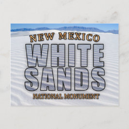 Vykort från White Sands National Monument