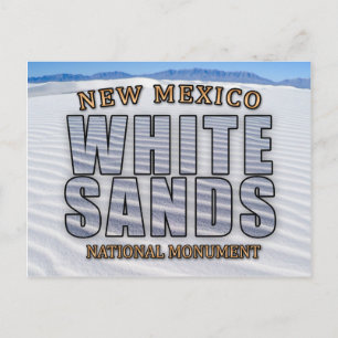 Vykort från White Sands National Monument