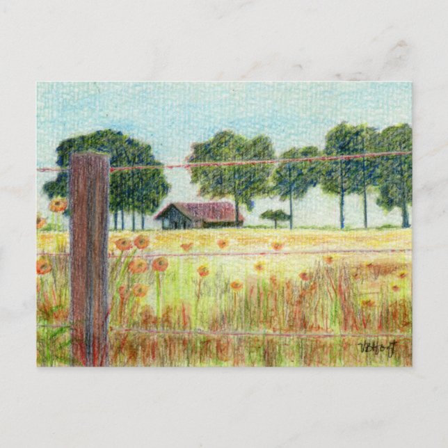 Vykort: Gamla hemmet Ställe Vykort (Framsida)