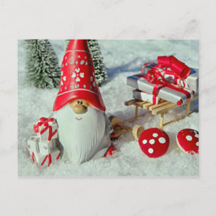 Vykort. God Jul. Helg Vykort