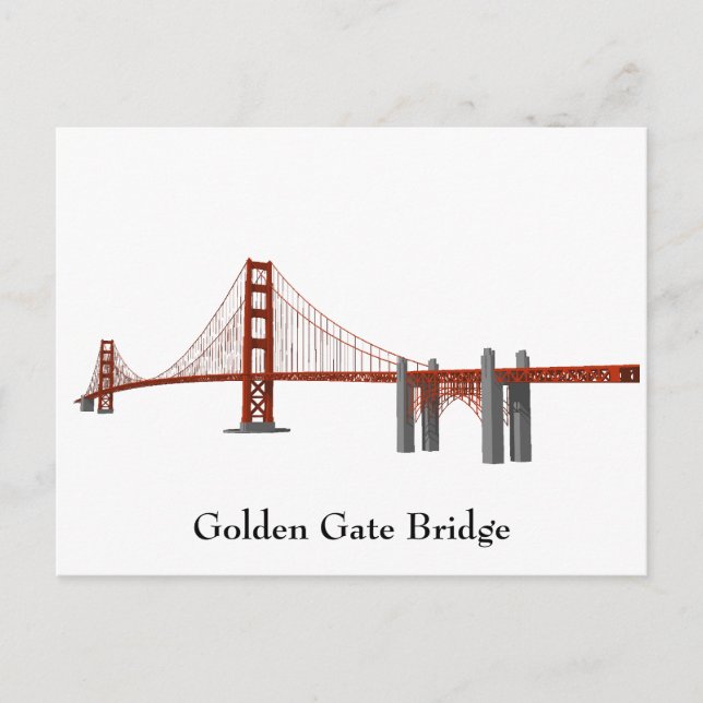 Vykort: Golden Grind Bridge Vykort (Framsida)