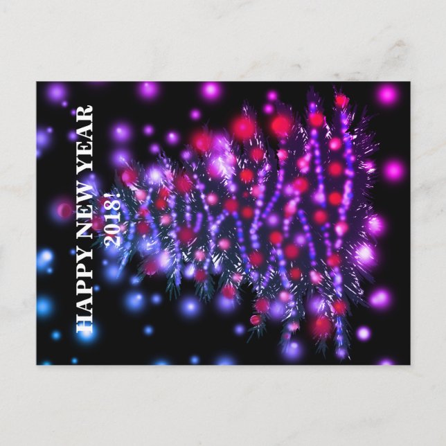 vykort Gott nytt år 2018 (Framsida)