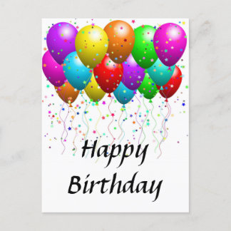 vykort - grattis på födelsedagen