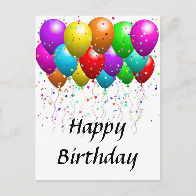 vykort - grattis på födelsedagen (Framsida)