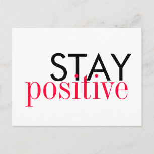 Vykort - håll dig positiv