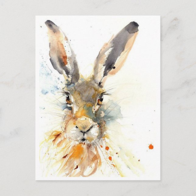 vykort - Hare i dag Borta i morgon! (Framsida)