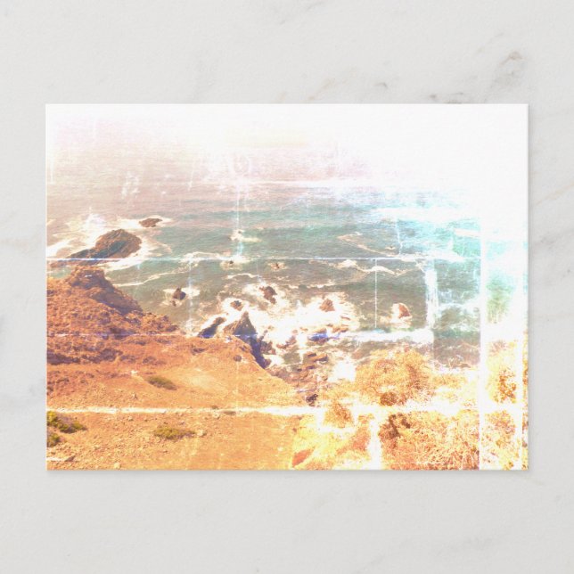 Vykort havsutsikt stil design (Framsida)