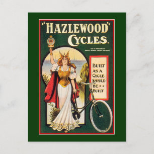 Vykort:  Hazlewood cyklar - vintagecykeln Vykort