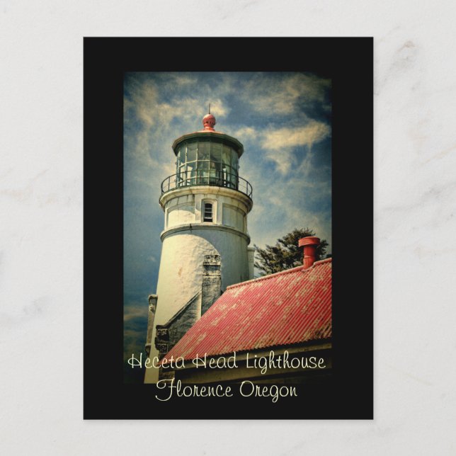 vykort - Heceta Head Lighthouse (Framsida)