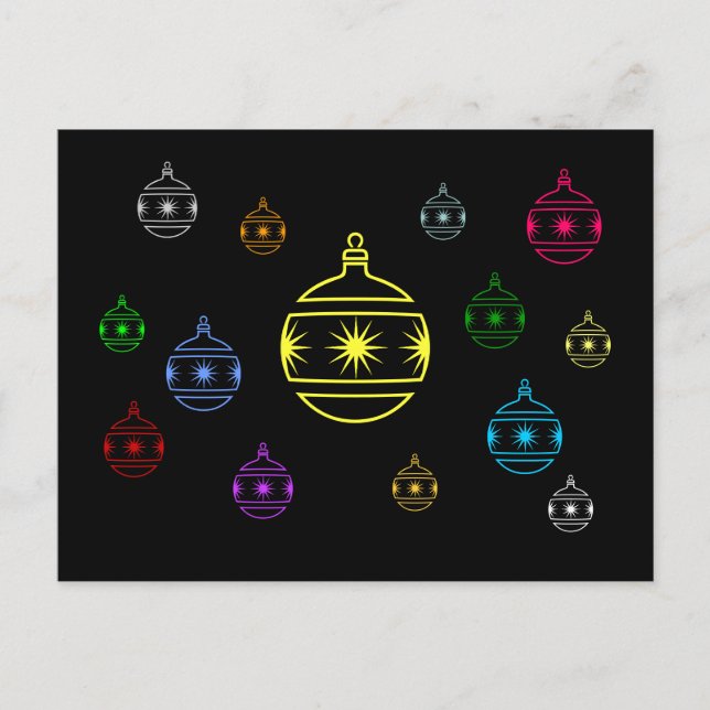 vykort - Helgdag Ornament (Framsida)