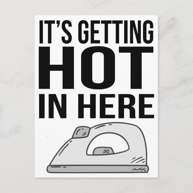 Vykort - Hetten kommer in här (Framsida)