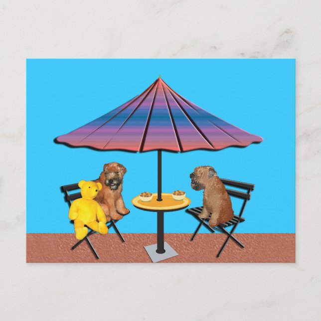 Vykort: Hjulad Chatta Vykort (Framsida)