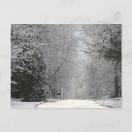 vykort, högdagerfoto i Snö-scenen Vykort
