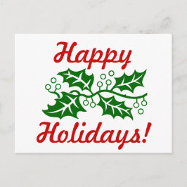 vykort - Holly Hälsning