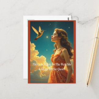 Vykort - Hon sjönk i Kärlek med eftermiddagen