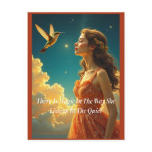 Vykort - Hon sjönk i Kärlek med eftermiddagen