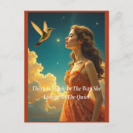 Vykort - Hon sjönk i Kärlek med eftermiddagen