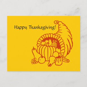 vykort - Horn för stort