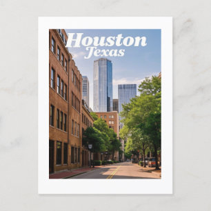 Vykort Houston Texas