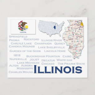vykort "Illinois"