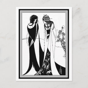 vykort: Illustration av Aubrey Beardsley Vykort