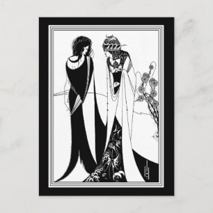 vykort: Illustration av Aubrey Beardsley Vykort
