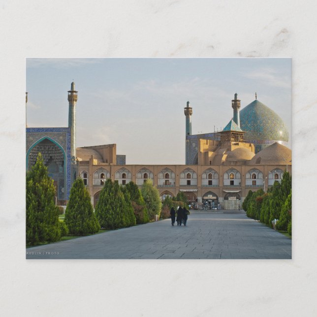 vykort - Imam (Shah) Mosque, Isfahan, Iran (Framsida)
