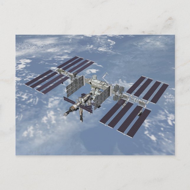 Vykort/Internationell Space Station Vykort (Framsida)