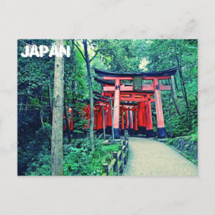 Vykort - Japan - Torii Grind i Kyoto
