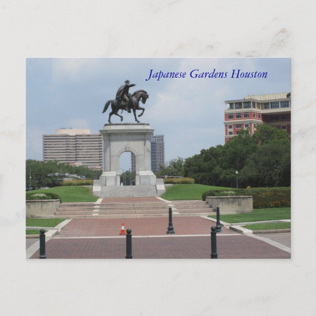 vykort: Japanska trädgårdar - Houston Vykort (Framsida)