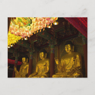 vykort Jogyesa Temple i Söul, Sydkorea