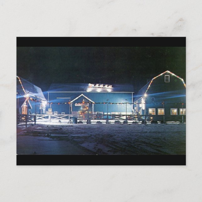 Vykort - julen parkerar (Framsida)