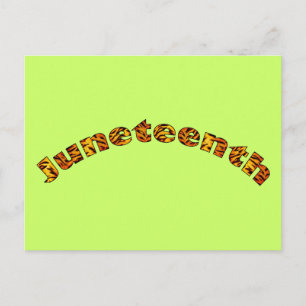 Vykort: Juneteenth Vykort