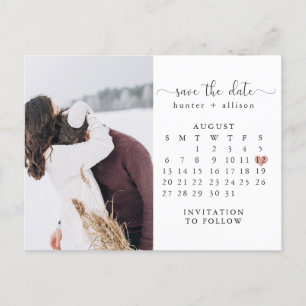 Vykort Kalender Spara datumet