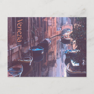 vykort, "KANALER AV VENICE"/VENEZIA Vykort