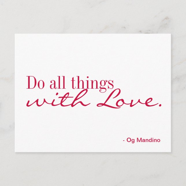 vykort - Kärlek (Framsida)