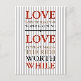 Vykort - Kärlek är vad...
