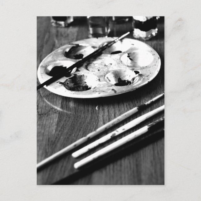 vykort - Kärlek - konsmålning (Framsida)