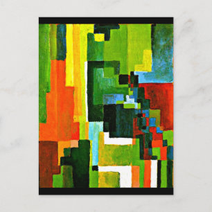 Vykort-Klassisk/Retro konst-August Macke 22 Vykort