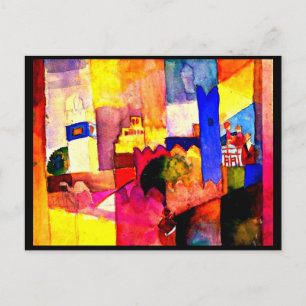 Vykort - Klassiskt/Vintage Art-August Macke 10