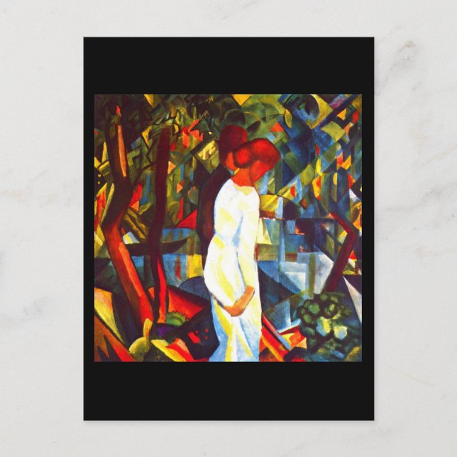 Vykort - Klassiskt/Vintage-Augusti Macke 14 (Framsida)