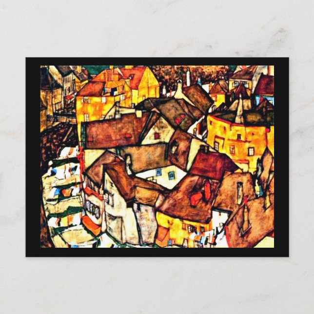 vykort - Klassiskt/Vintage-Egon Schiele 12 (Framsida)