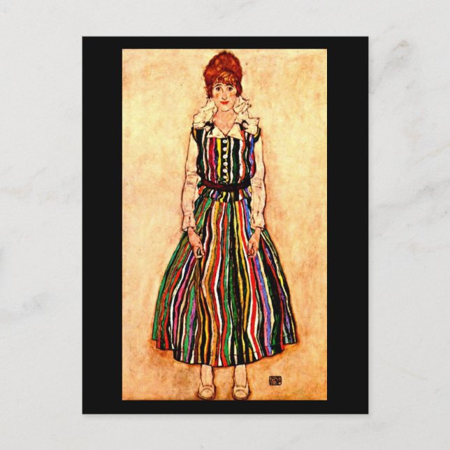 vykort - Klassiskt/Vintage-Egon Schiele 13 (Framsida)