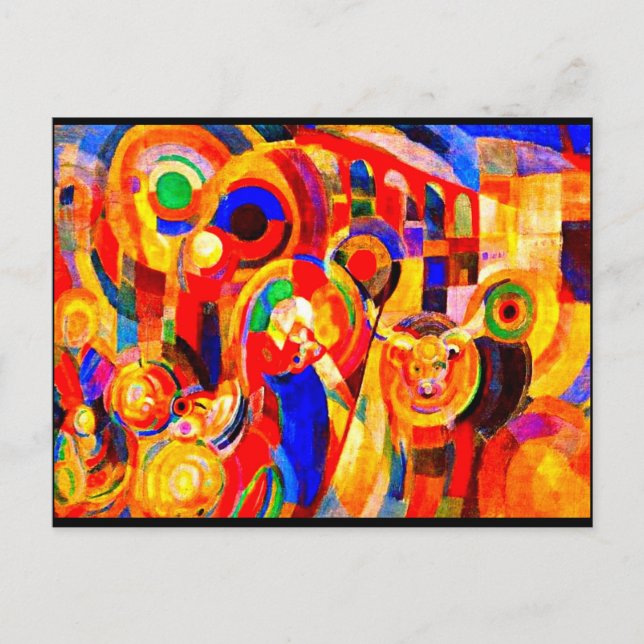 vykort - klassiskt/Vintage-Robert Delaunay 6 (Framsida)