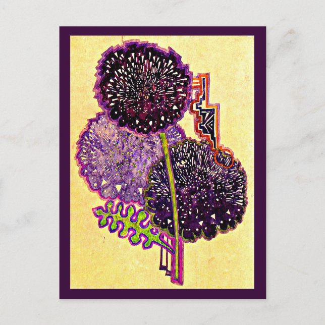 Vykort-Konst från förr-Charles Rennie Mackintosh 5 Vykort (Framsida)