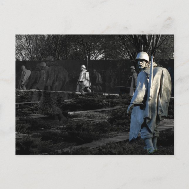 Vykort - Korea krigminnesmärke (Framsida)