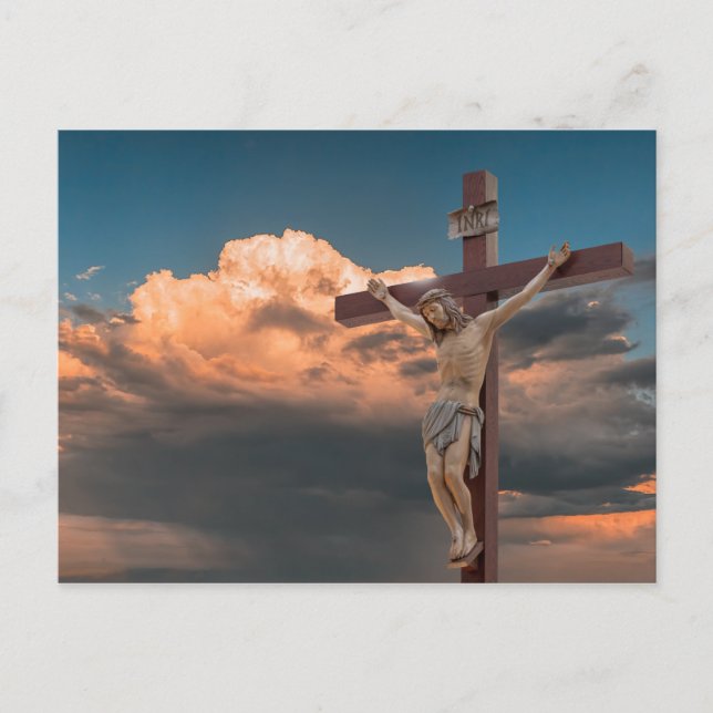 vykort:krucifixion vykort (Framsida)