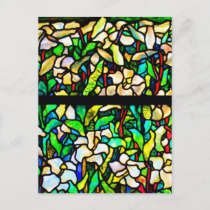 Vykort-lagat glas-Tiffany 14 Vykort