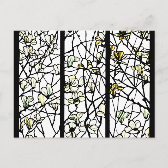 Vykort-lagrad glas-Louis Tiffany 10 Vykort (Framsida)