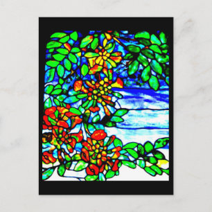Vykort-lagrad glas-Louis Tiffany 2 Vykort